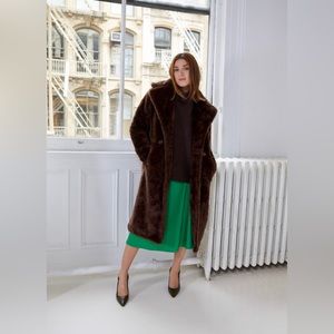 Like New- Sweet Baby Jamie Faux Fur Longline Coat